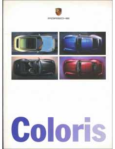Dépliant Coloris PORSCHE BOXSTER (1996) Français | PORS40 - Ref: WVK 191 930 97 |