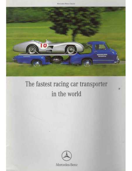 Brochure MERCEDES-BENZ Racing car Transporteur | MER70 - Ref: COM/CL 1676.0001.02-00/0801 |
