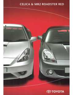 Brochure TOYOTA MR2 Roadster Red & Celica (2004) Anglais | TOYO2 - Ref: GBNGV-034CM-LB |