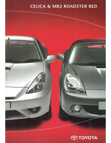 Brochure TOYOTA MR2 Roadster Red & Celica (2004) Anglais | TOYO2 - Ref: GBNGV-034CM-LB |