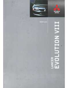 Brochure MITSUBISHI Lancer Evolution 8 (2004) Anglais | MITSU01 - Ref: EVO85004 07/04 |
