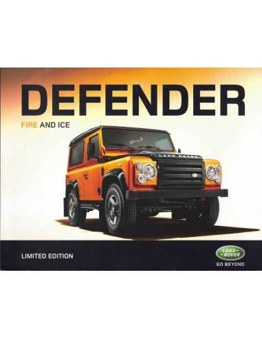 Plaquette LAND ROVER DEFENDER SW (2009) Français | LR08 - Ref: LRB/MAR/DEF/FIRE&ICE/2009/FR |