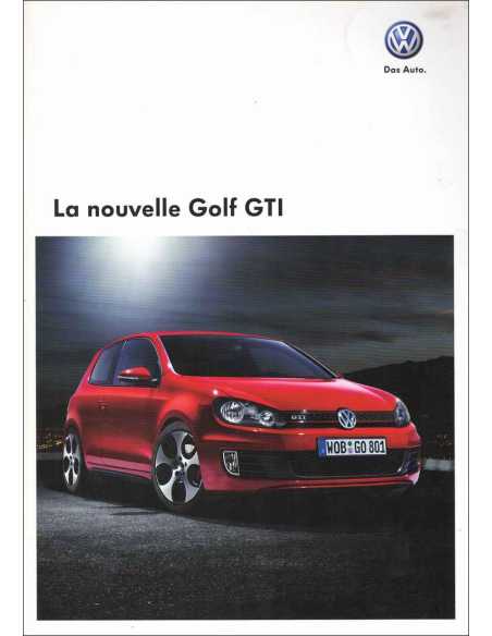 Brochure VW GOLF 6 GTI (2009) Français | VW43 - Ref: 915.1196.29.46 |