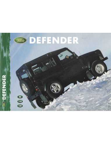 Brochure LAND ROVER DEFENDER (TD5) 1999 - Anglais | LR09 - Ref: LR/005/99 |