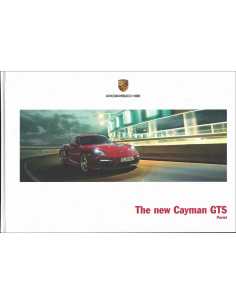 Catalogue PORSCHE CAYMAN GTS (2014) Anglais | PORS42 - Ref: WSLI501000125 EN/UK |