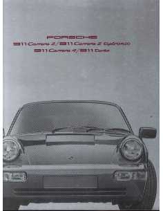 Brochure PORSCHE 911-964 Carrera et Turbo (1990) Français | PORS48 - Ref: WVK 127 130 9/90 |