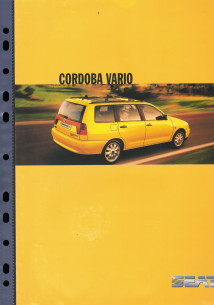 Brochure SEAT CORDOBA VARIO (1998) Français | SEAT29 - Ref: CORDOBA 15.08.1998 |
