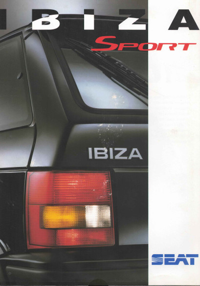 Dépliant SEAT IBIZA Sport (1992) Français | SEAT12 - Ref:D.L.B 31.998.1992 |