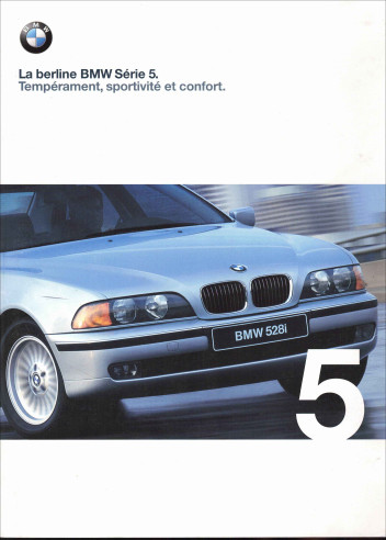 Catalogue BMW Série 5 Berline (1998) Français | BMW161 - Ref: 8 11 05 40 30 2/98 MM |