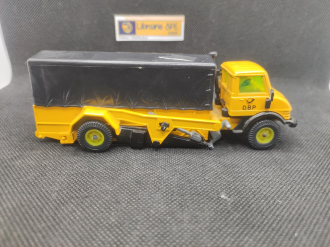 MERCEDES BENZ UNIMOG HUBWAGEN "DPF" - SIKU - N° V361 - 1/60 | Mercedes Benz Unimog Hubwagen 'DBP' - V361 |