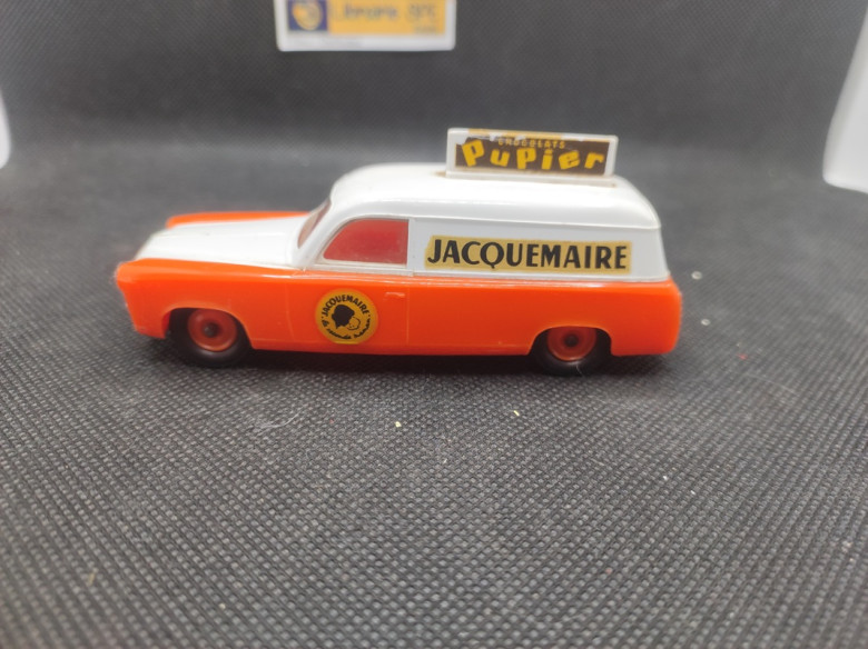 PEUGEOT 403 COMMERCIALE "CHOCOLATS PUPIER" JACQUEMAIRE - NOREV - N° 516 - 1/43 | Peugeot 403 Commerciale Chocolats Pupier Jac...