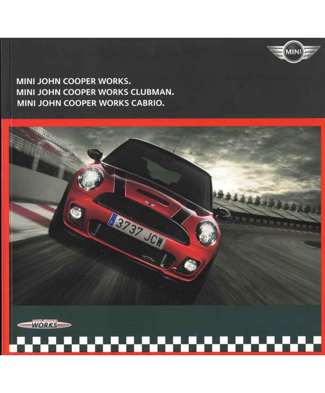 Brochure MINI John Cooper Works (2009) Français | MINI029 - Ref: 9 22 999 026 30(S) 1/09 VM |
