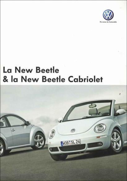Catalogue Volkswagen NEW BEETLE et CABRIOLET (2005) Français | VW44 - Ref: CAT-BE-08/05.45 |