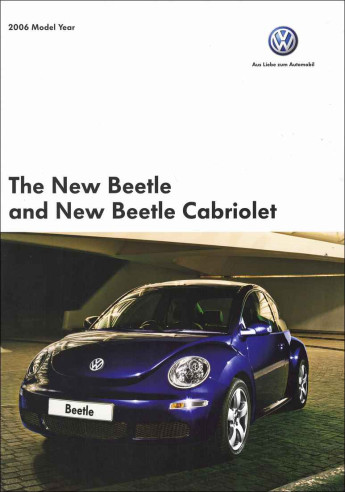 Catalogue Volkswagen NEW BEETLE and CABRIOLET (2005) Anglais | VW45 - Ref: PVW194BEA |