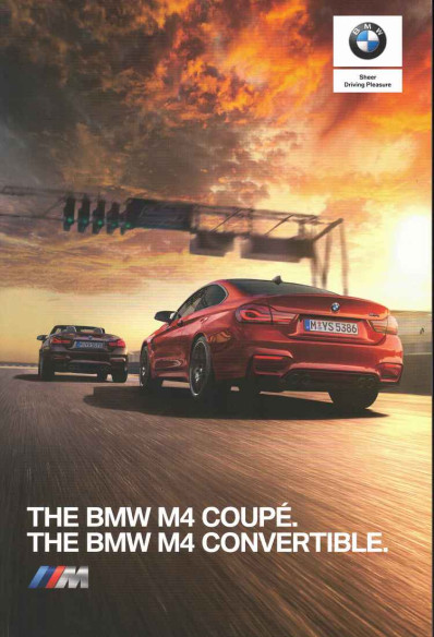 Brochure BMW M4 Coupé et Cabriolet (2018) Anglais | BMW168 - Ref: 411 999 366 20 2 2018 BC |