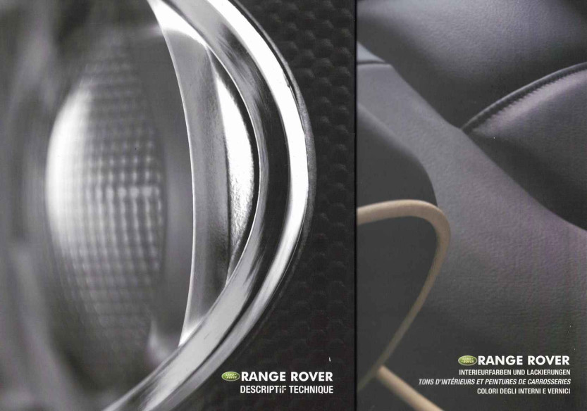 Catalogue RANGE ROVER SE, HSE et Vogue (2002) Français | LR11 - Ref: LR2002 |