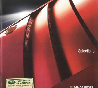 Brochure LAND ROVER Selections (2002) Anglais | LR10 - Ref: LRML1768/02 |