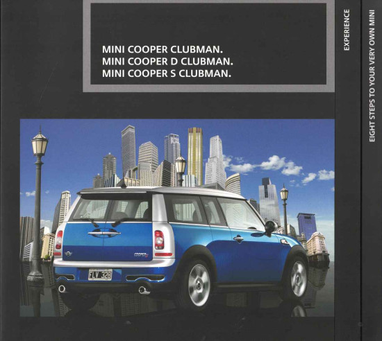 Catalogue MINI Cooper CLUBMAN (2008) Anglais | MINI030 - Ref: 8 11 055 336 21(L) 2 2008 VM |