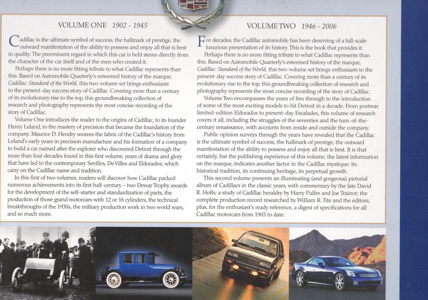 Cadillac at 100 Legacy of Leadership 1902-2006 | 9781596130012 |