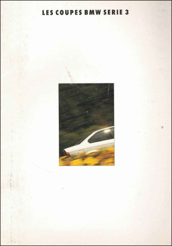 Catalogue BMW Coupés série 3 (Français) 1992 | BMW 178 - Ref: 2 11 03 22 30 2/92 VM |
