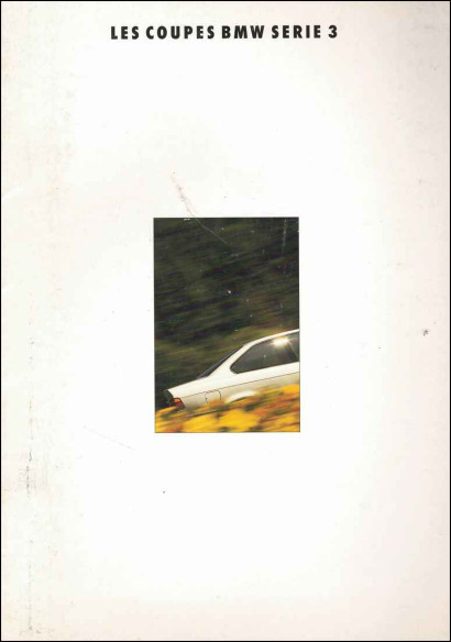 Catalogue BMW Coupés série 3 (Français) 1992 | BMW 178 - Ref: 2 11 03 22 30 2/92 VM |