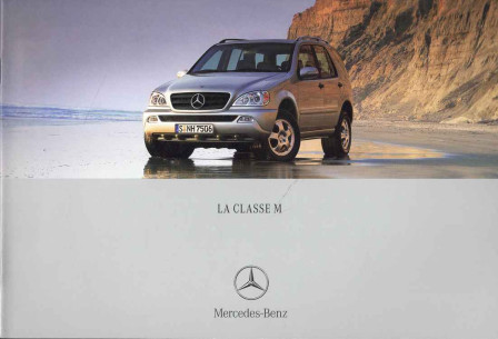 Catalogue Mercedes Classe M (Français) 2001 | MER190 - Ref: MKP/K 6701.1202.03-00/0501 |