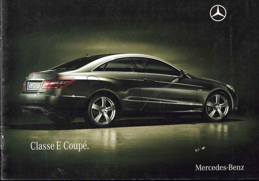 Catalogue Mercedes Classe E Coupé (Français) 2009 | MER191 - Ref: BC/MR 6701.0414.03-03/0209 |
