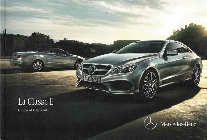 Catalogue Mercedes Classe E Coupé et Cabriolet (Français) 2013 | MER195 - Ref: BC/MC 6701.0418.03-0613 |