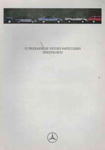 Brochure MERCEDES Voitures particulières (Français) 1994 | MER206 - Ref: VP/MKW 6701.1101.03-09/0894 |