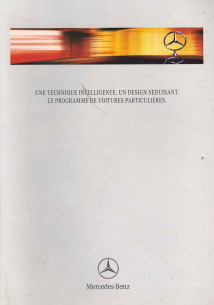 Brochure MERCEDES Voitures particulières (Français) 1998 | MER207 - Ref: VP/KW 6701.1101.03-18/0898 |
