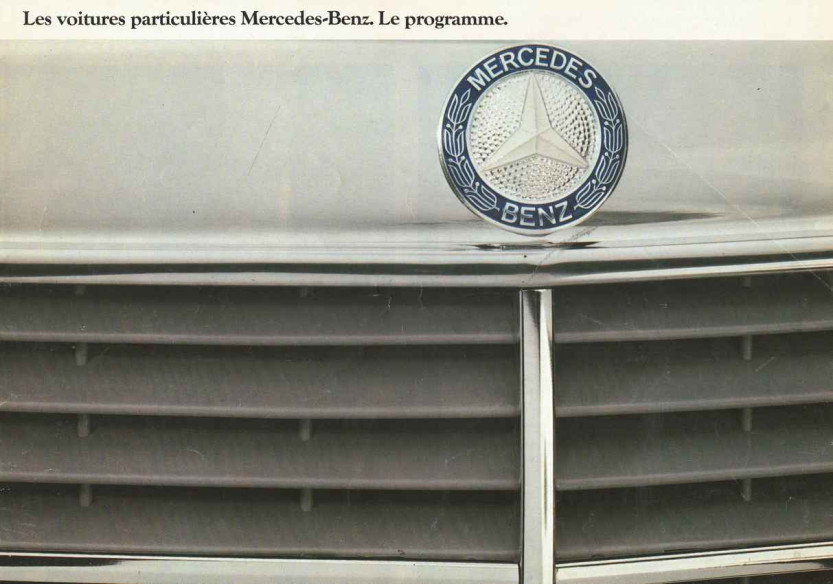 Brochure MERCEDES Voitures particulières (Français) 1980 | MER210 - Ref: 670.11100.03-00/1280 |