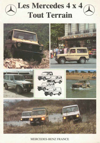 Brochure Technique MERCEDES Gamme 4X4 Tout Terrain (Français) 1982 Inclus Fourgon | MER212 - Ref: 1686.03/82 |