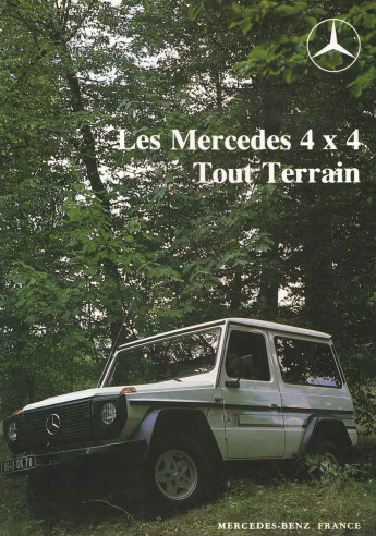 Brochure Technique MERCEDES Gamme 4X4 Tout Terrain (Français) 1984 - Inclus Fourgon | MER216 - Ref: 1686.10/84 |