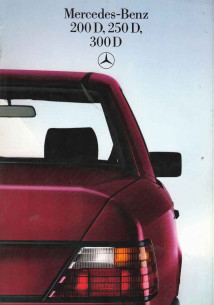 Brochure MERCEDES 200D, 250D et 300D (Français) 1984 | MER222 - Ref: MKP 6701.0101.03-00/1284 |