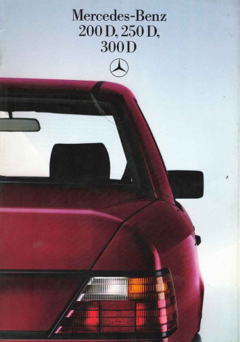 Brochure MERCEDES 200D, 250D et 300D (Français) 1984 | MER222 - Ref: MKP 6701.0101.03-00/1284 |