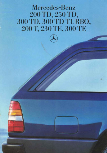 Brochure MERCEDES Série T - Inclus 300TE (Français) 1986 | MER223 - Ref: MKP 6701.0501.03-02/1286 |