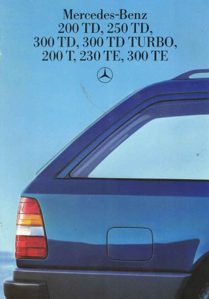 Brochure MERCEDES Série T - Inclus 300TE (Français) 1986 | MER223 - Ref: MKP 6701.0501.03-02/1286 |