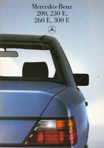 Brochure MERCEDES 200,230 E, 260 E et 300 E (Français) 1986 | MER226 - Ref: MKP 6701.0201.03-05/0686 |