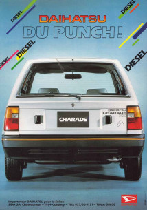 Dépliant DAIHATSU CHARADE Diesel (Français) | DAI09 - Ref: DU PUNCH |