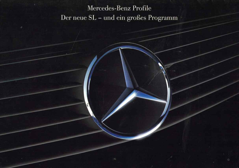 Brochure MERCEDES Profile 300 & 500 sl (Allemand) 1989 | MER200- Ref: MKP 6701.0803.00-00/0289 |