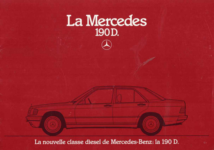 Brochure MERCEDES 190D W201 (Français) 1983 | MER201 - Ref: WAM 6701.0001.03-00/0883 |