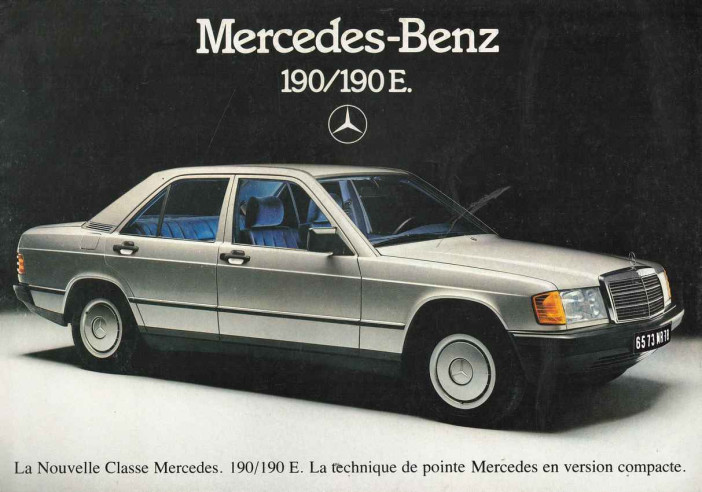 Brochure MERCEDES 190 (Français) 1982 | MER202 - Ref: WAM 6701-0020-03-00/1082 |