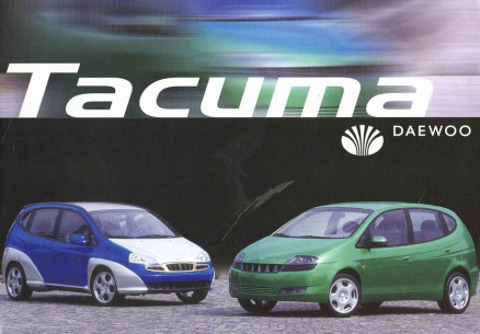 Plaquette DAEWOO TACUMA (Allemand) | DAE09 - TACUMA |