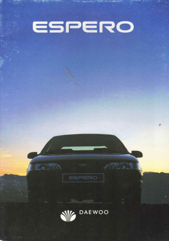 Brochure DAEWOO ESPERO 1.8 MPi et 2.0 MPi (1995) Français | DAE05 - Ref: 95/0552 |