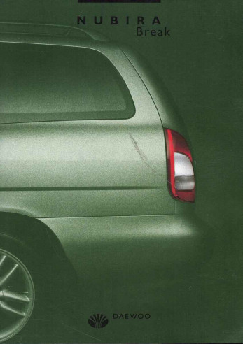 Brochure DAEWOO NUBIRA Break (1999) Français | DAE01 - Ref: AM00-FR |
