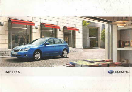 Brochure SUBARU IMPREZA 4WD (Français) 2001 | SUB09 - Ref: 08GNFRFR-01 |