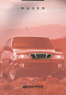 Brochure DAEWOO MUSSO (Français) 2000 | DAE12 - Ref: AM2000-200353-FR |