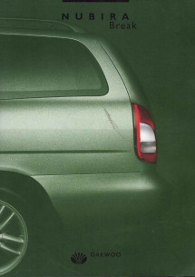 Brochure DAEWOO NUBIRA Break 16s (Français) 1997 | DAE14 - Ref: AM97-970169-FR |