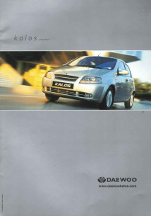 Brochure DAEWOO KALOS SE et SE Pack (2002) Français | DAE02 - Ref: AM03-08/02-220494-FR |