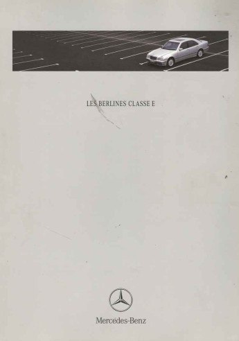 Brochure Mercedes Classe E Berline (Français) 1999 | MER228 - Ref: VP/KW 6701.0107.03-00/0799 |